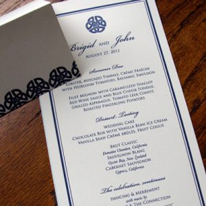 Elegant Wedding Letterpress Invitation by French Press