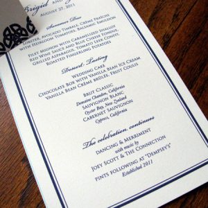 Elegant Wedding Letterpress Invitation by French Press